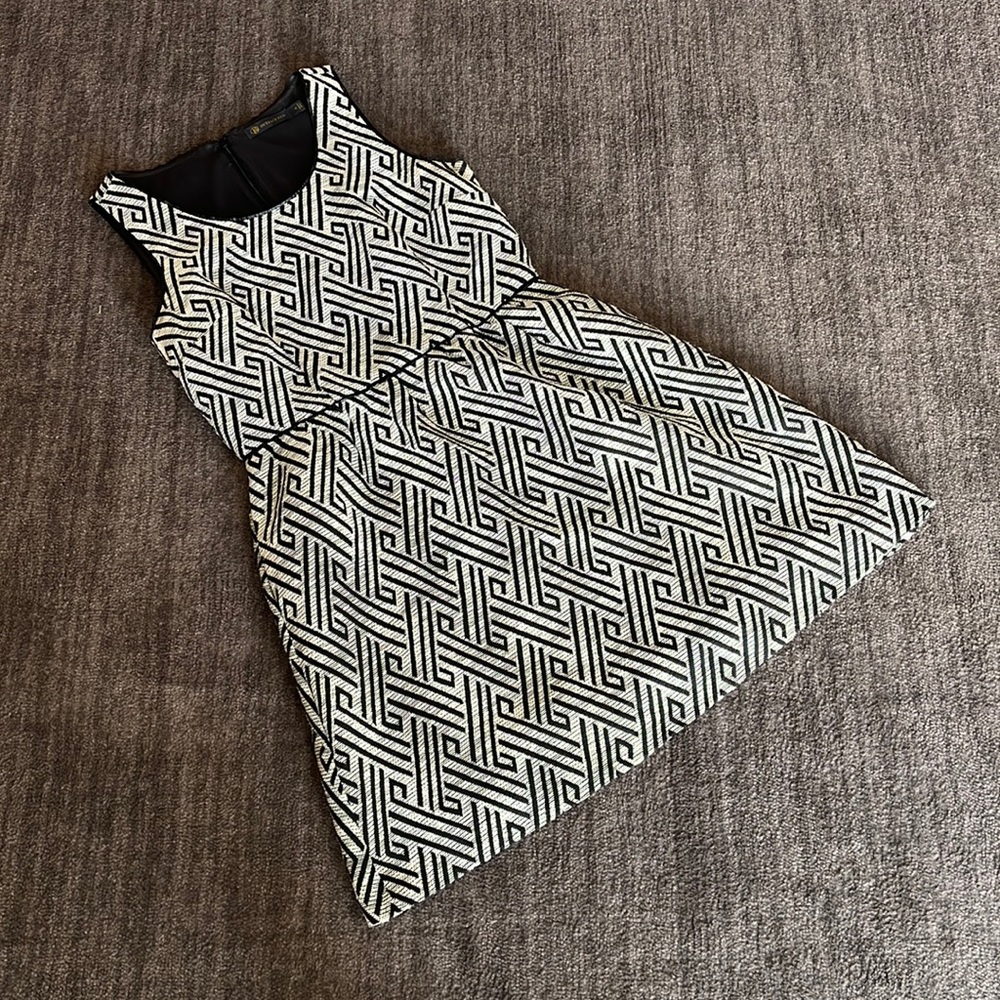 Black and white tweed dress Outback Red - Size 12
